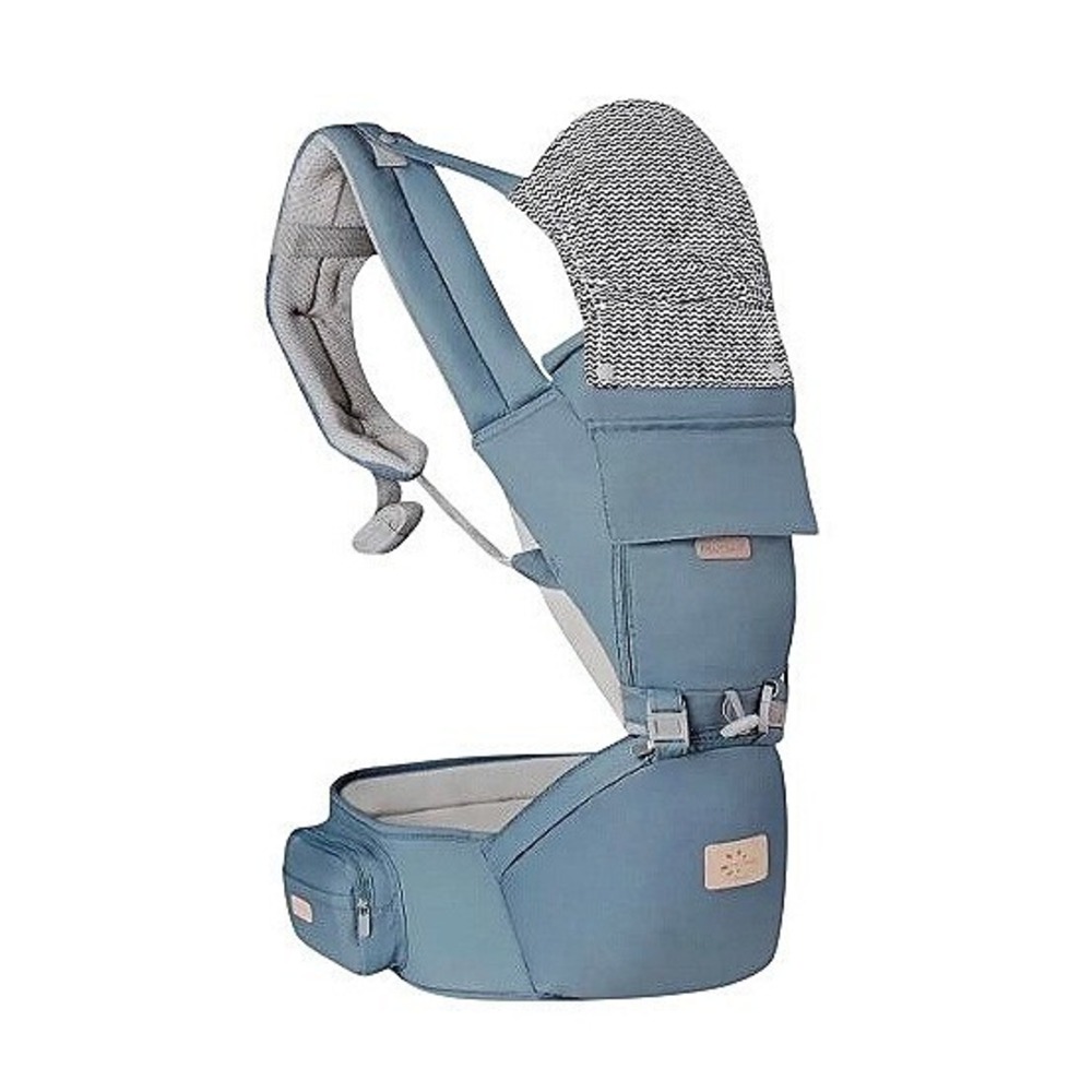 Fruiteam Ergonomic 6 in 1 Carrier Hands Free Nursing Cover Storage Hip Seat